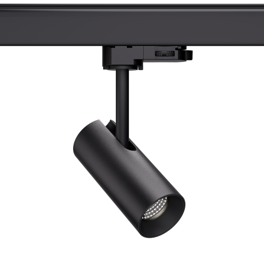 1-Ph Strahler VIBE 6W 420lm CRI90 Ø45 schwarz Ph.-Dim Global 15°/24°/36°/50°