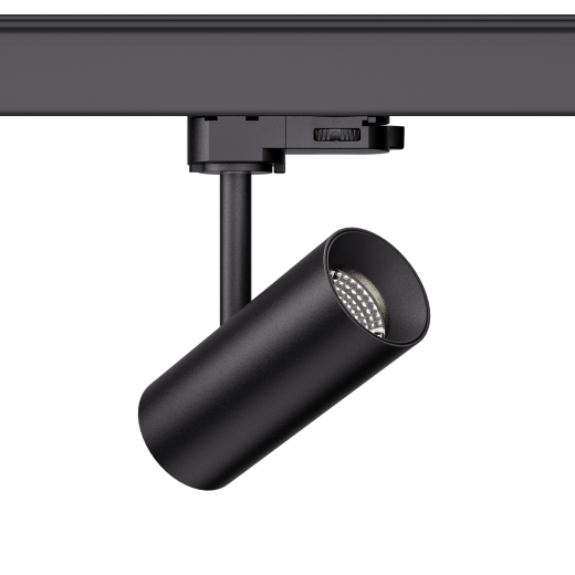 1-Ph Strahler VIBE 6W 420lm CRI90 Ø45 schwarz Ph.-Dim Global 15°/24°/36°/50°