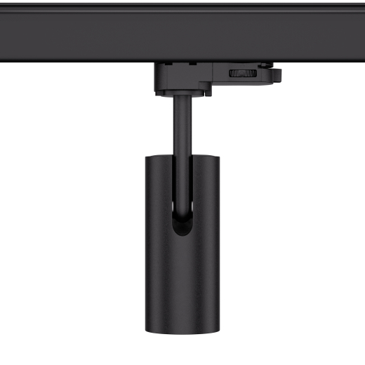 1-Ph Strahler VIBE 6W 420lm CRI90 Ø45 schwarz Ph.-Dim Global 15°/24°/36°/50°