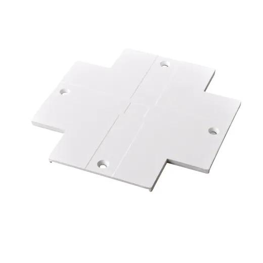 Abdeckplatte für X-Verbinder, weiss oder schwarz