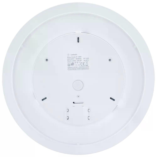 Ledeshi LED SLICE CIRCLE N IV weiss, 29/38W, 3000/4000K, IP20, Ø400mm, Phasedim