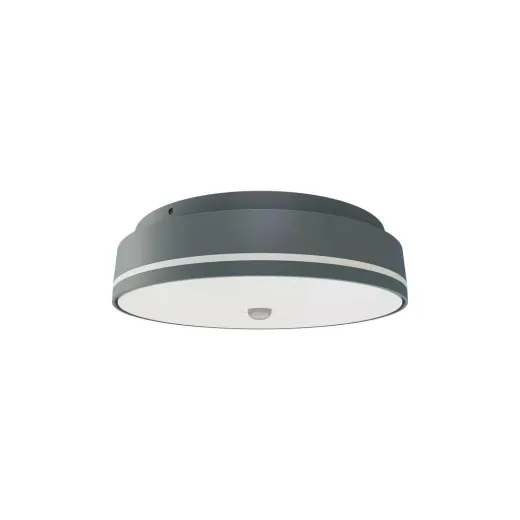Ledeshi LED STRIPE Ø270 ws o.anthr, 10/18/24W, 3000/4000K, IP54, PIR-Sensor (CF) + SWITCH L1