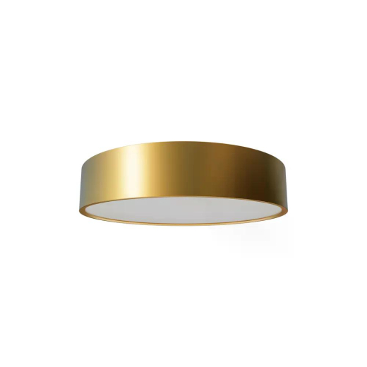 Ledeshi LED MODUDISC gold brushed, Mikroprisma, 10/18/24W, 3000/4000K, IP20, Ø320mm, DALI