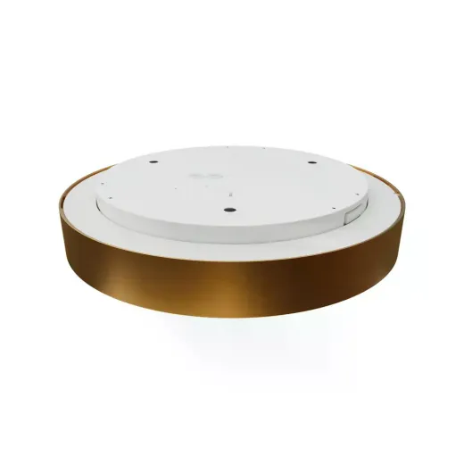 Ledeshi LED MODUDISC gold brushed, Mikroprisma, 17/22/30W, 3000/4000K, IP20, Ø450mm, DALI
