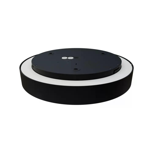 Ledeshi LED MODUDISC schwarz, Mikroprisma, 17/22/30W, 3000/4000K, IP20, Ø450mm, DALI