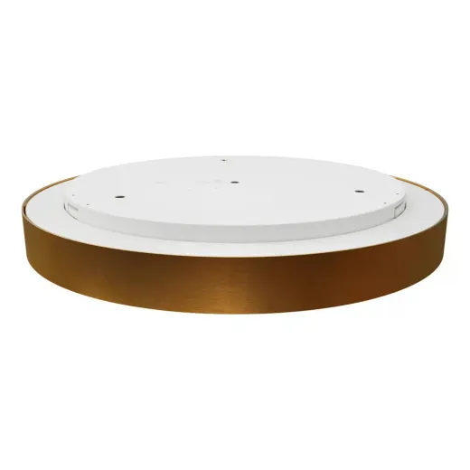 Ledeshi LED MODUDISC gold brushed, Mikroprisma, 38/55W, 3000/4000K, IP20, Ø600mm, DALI