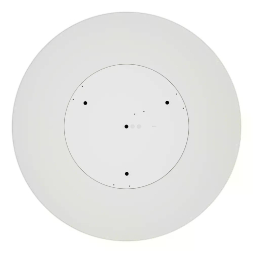 Ledeshi LED MODUDISC weiss, Mikroprisma, 55/75/90W, 3000/4000K, IP20, Ø900mm, DALI