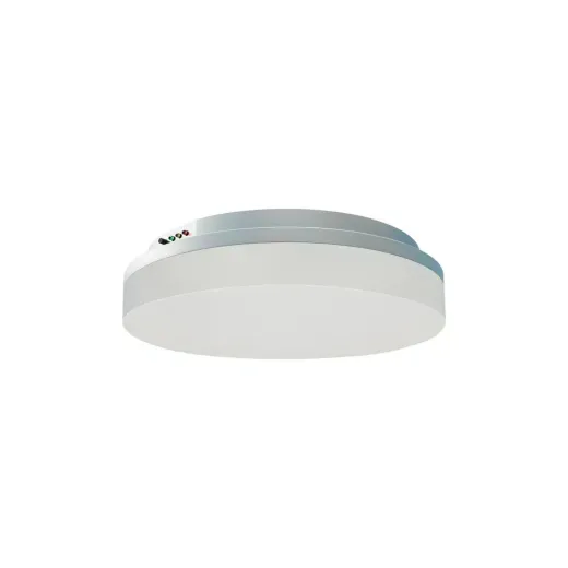 Ledeshi LED Slice Circle N II, ws, sil o. anthr., 10/15W, 3000/4000K, IP54, Ø220mm, NOT 1h (inkl. Akku)
