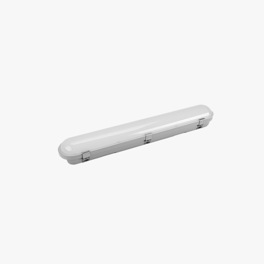 LED-Feuchtraumleuchte 36W, 4000K 1200x95x80mm IP65 mit Durchgangsverdrahtung