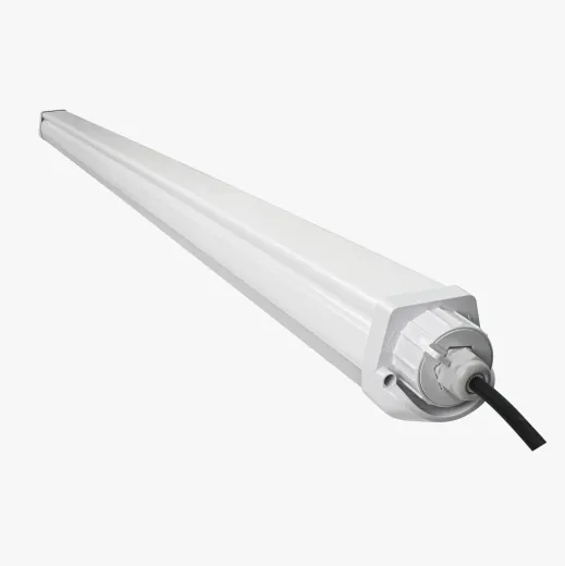 LED-Nassraumleuchte TRIO 120cm CRI80, 6100lm IK08, IP65 - mit Durchgangsverdrahtung