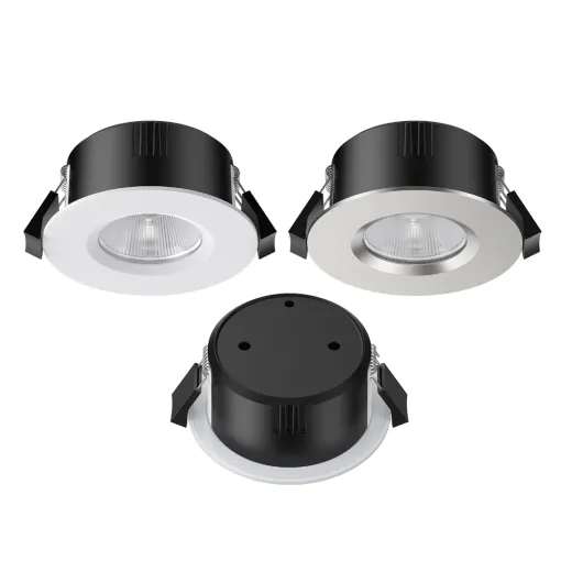 LED-Einbauspot 10W, 36°, 1150lm (A:Ø100mm - Loch: Ø90mm) CRI80 weiss IP65 Ph. dimmbar