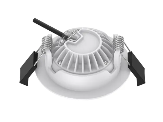 LED-Einbauspot 10W, 36°, 800lm (A:Ø115mm - Loch: Ø90mm) 30-40-5000K CRI90 weiss IP54 Ph. dimmbar