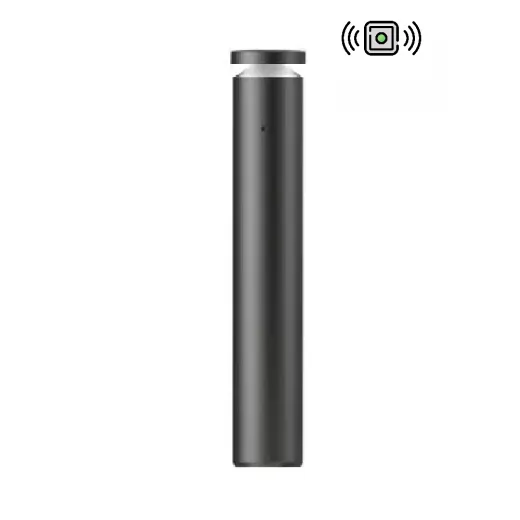 LED Pollerleuchte 360°, H: 1000mm, 24W, 3000K, anthrazit, Multi-Sensor + Vernetzbar, IP65