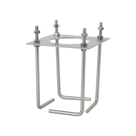 Bodenflansch zu Tom Square II/ Tom Concave Square II Pollerleuchte