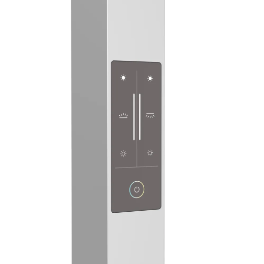 Bürostehleuchte FLEX LED 100W 30-5700K CRI80 CCT+TouchDIM/Tageslicht-/PIR-Sensor (weiss/schwarz/silber)