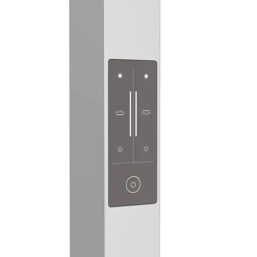 Bürostehleuchte FLEX LED 100W 30-5700K CRI80 CCT+TouchDIM/Tageslicht-/PIR-Sensor (weiss/schwarz/silber)