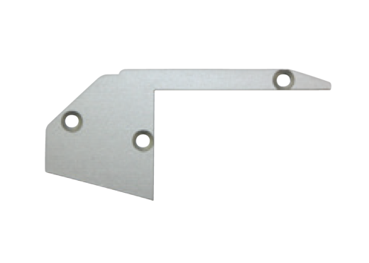2x Endkappe für STEP Downlight, inkl. 6 Schrauben, Stärke: 2 mm