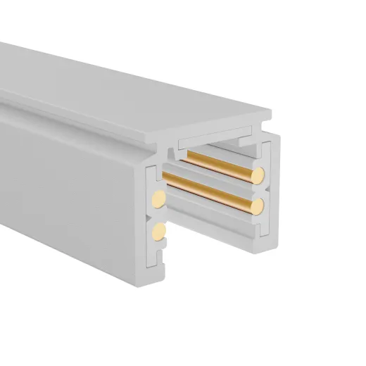 Aufbau-Magnetschiene T1 - 48V, 2m, weiss oder schwarz