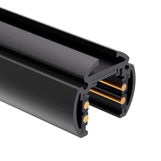 Aufbau-Magnetschiene T6 - 48V, 2m, weiss oder schwarz