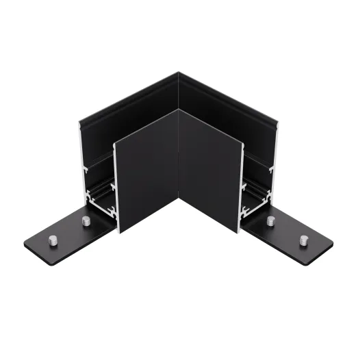 L-Verbinder 90° für hohes Schienenprofil - T2 weiss oder schwarz