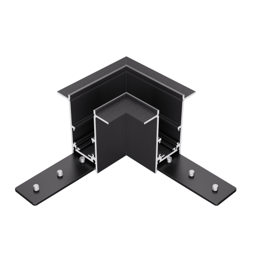 L-Verbinder 90° für hohes Schienenprofil - T3 weiss oder schwarz