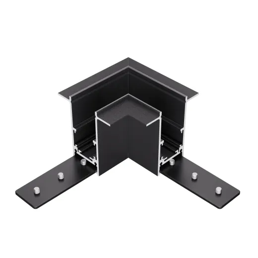 L-Verbinder 90° für hohes Schienenprofil - T3 weiss oder schwarz