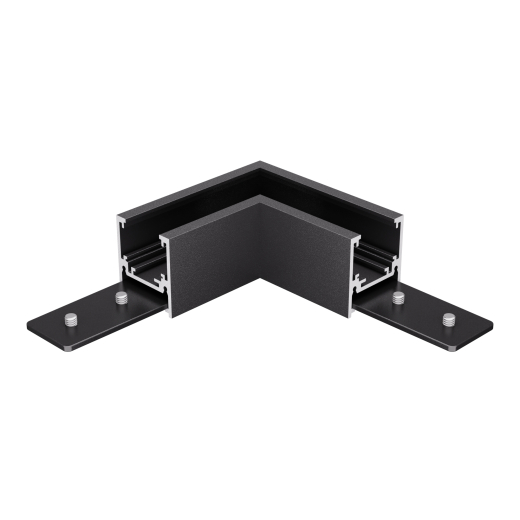 L-Verbinder 90° für Schienenprofil - T4 weiss oder schwarz