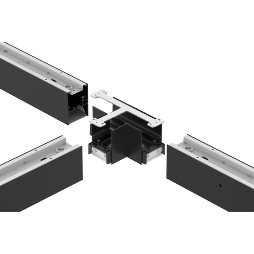 T-Verbinder zu Salt schwarz, IP20