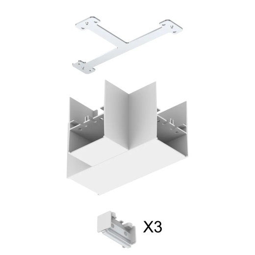 T-Verbinder zu Salt weiss, IP20