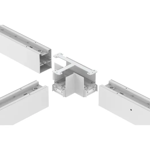 T-Verbinder zu Salt weiss, IP20