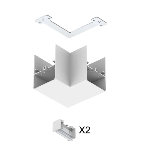 L-Verbinder zu SALT weiss, IP20