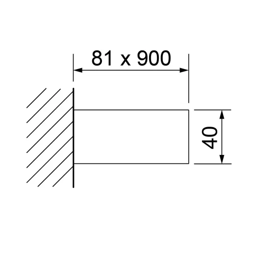 Decken- und Wandaufbauleuchte Modular