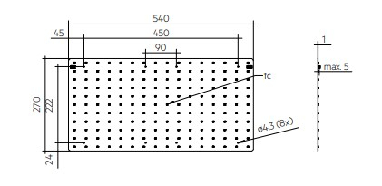 Modul QLE ADV5 - QLE 540x270mm 2500lm 840 ADV5 (copy)