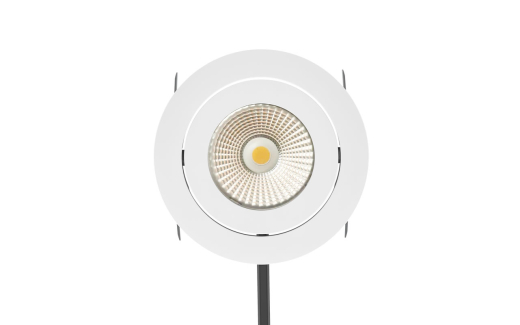 Ring LED-Einbauspot 8W, 36°, (A:Ø95-Loch: Ø80), 680lm, CRI90, IP54, TRIDONIC ,Ph.Dim ws