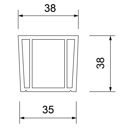 Einbetonierhilfe für Basic 35