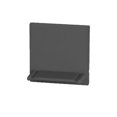 Endkappe Linea 25 - Kunststoff schwarz