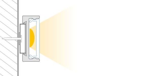LED-Aluminiumprofil Genova Flex 18x6,7mm - bis 5m am Stück
