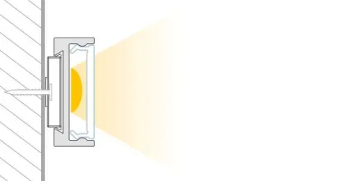 LED-Aluminiumprofil Genova Flex 18x6,7