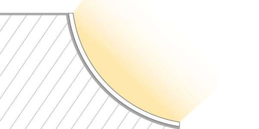 LED-Aluminiumprofil Genova Flex 18x6,7mm - bis 5m am Stück