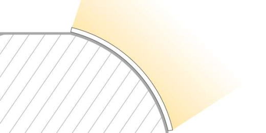 LED-Aluminiumprofil Genova Flex 18x6,7mm - bis 5m am Stück