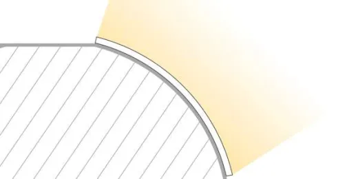 LED-Aluminiumprofil Genova Flex 18x6,7