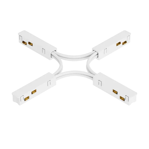 flexibler X-Verbinder für Schienenprofile, leitend weiss oder schwarz