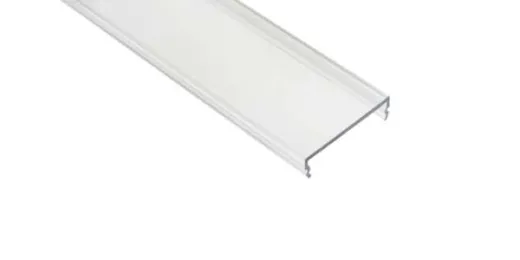 Diffusor flach, transparent