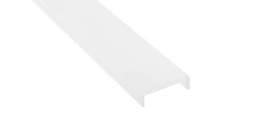 Abdeckung Napoli 81×19,1mm flach, opal