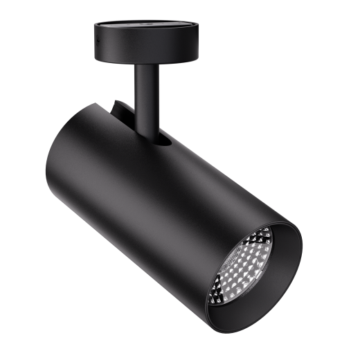 3-Ph Strahler VIBE 30W Fixoptik, 15°/24°/36°/60°, CRI97, 3000lm, PhasenDIM, Baldachin Aufbau sz