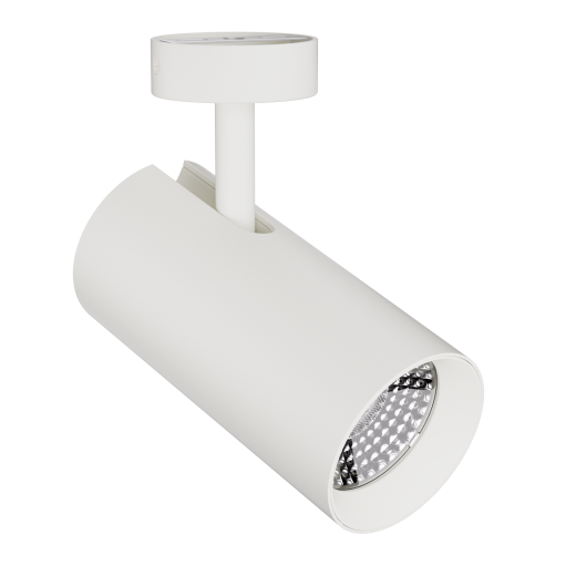 3-Ph Strahler VIBE 30W Fixoptik, 15°/24°/36°/60°, CRI97, 3000lm, PhasenDIM, Baldachin Aufbau ws