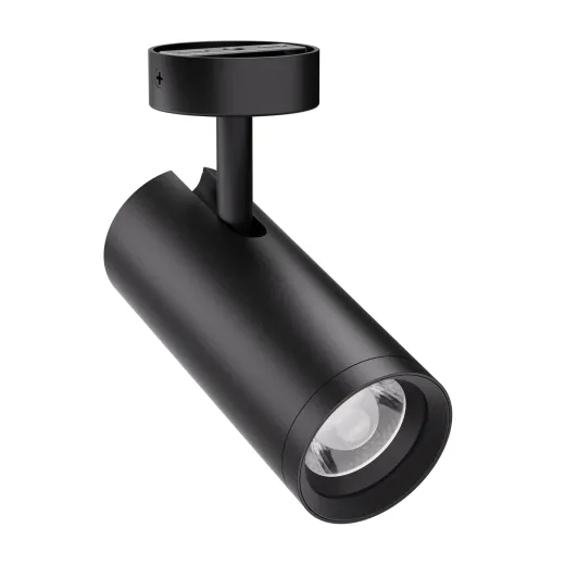 3-Ph Strahler VIBE 20W, 15-60°, CRI97, 1800lm, PhasenDIM, mit Baldachin zum Aufbau sz