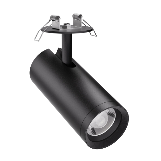 3-Ph Strahler VIBE 20W, 15-60°, CRI97, 1800lm, PhasenDIM, mit Baldachin zum Einbau sz