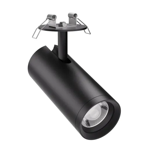 3-Ph Strahler VIBE 20W, 15-60°, CRI97, 1800lm, PhasenDIM, mit Baldachin zum Einbau sz