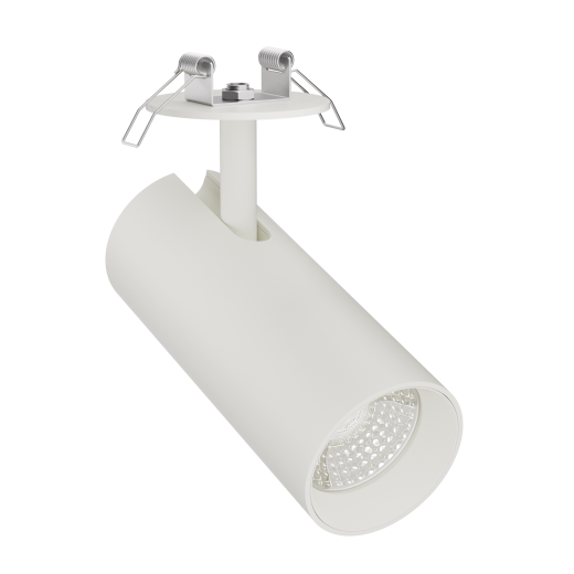 3-Ph Strahler VIBE 20W Fixoptik, 15°/24°/36°/60°, CRI97, 2000lm, PhasenDIM, Baldachin Einbau ws